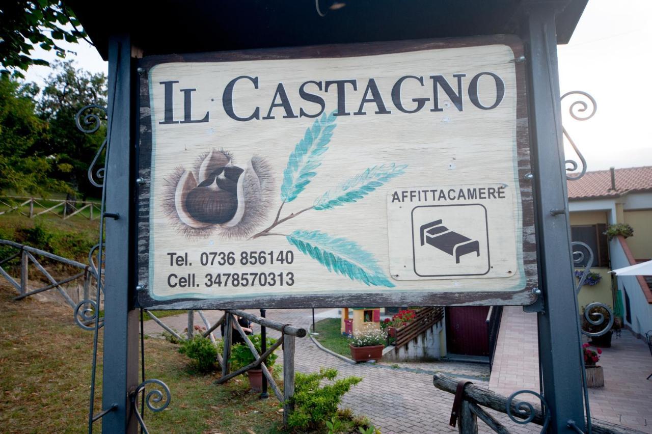 Il Castagno Bed & Breakfast Montemonaco Dış mekan fotoğraf